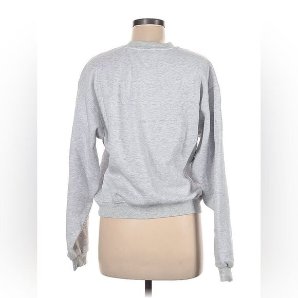 Skims💗Cotton Fleece Light Grey Classic Crewneck Medium - Picture 2 of 5